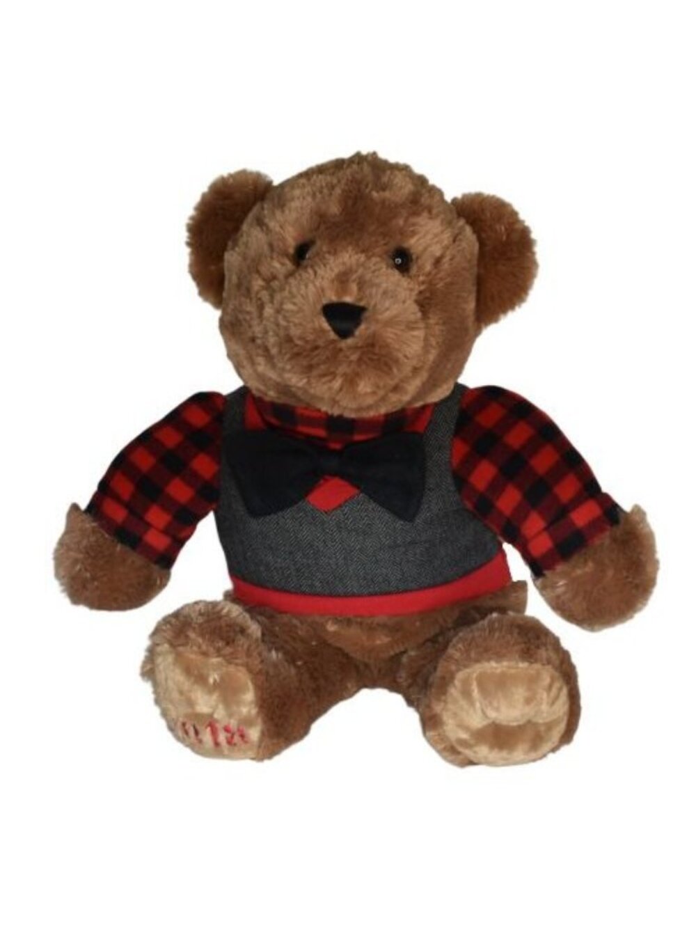 Dan Dee Collectors Choice 2018 Teddy Bear Plush Large 25in Bowtie Vest Dapper